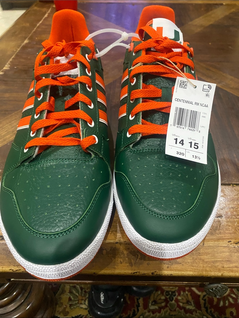 Adidas Centennial RM NCAA Pack Miami Hurricanes sneakers